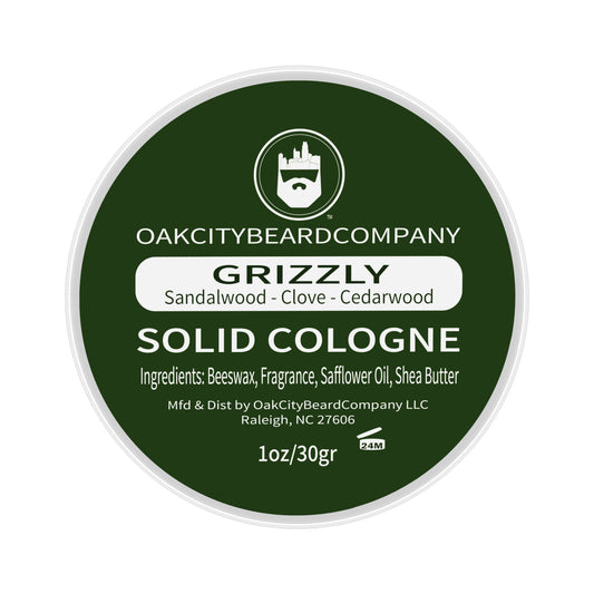 Grizzly (Solid Cologne) by Oak City Beard Company