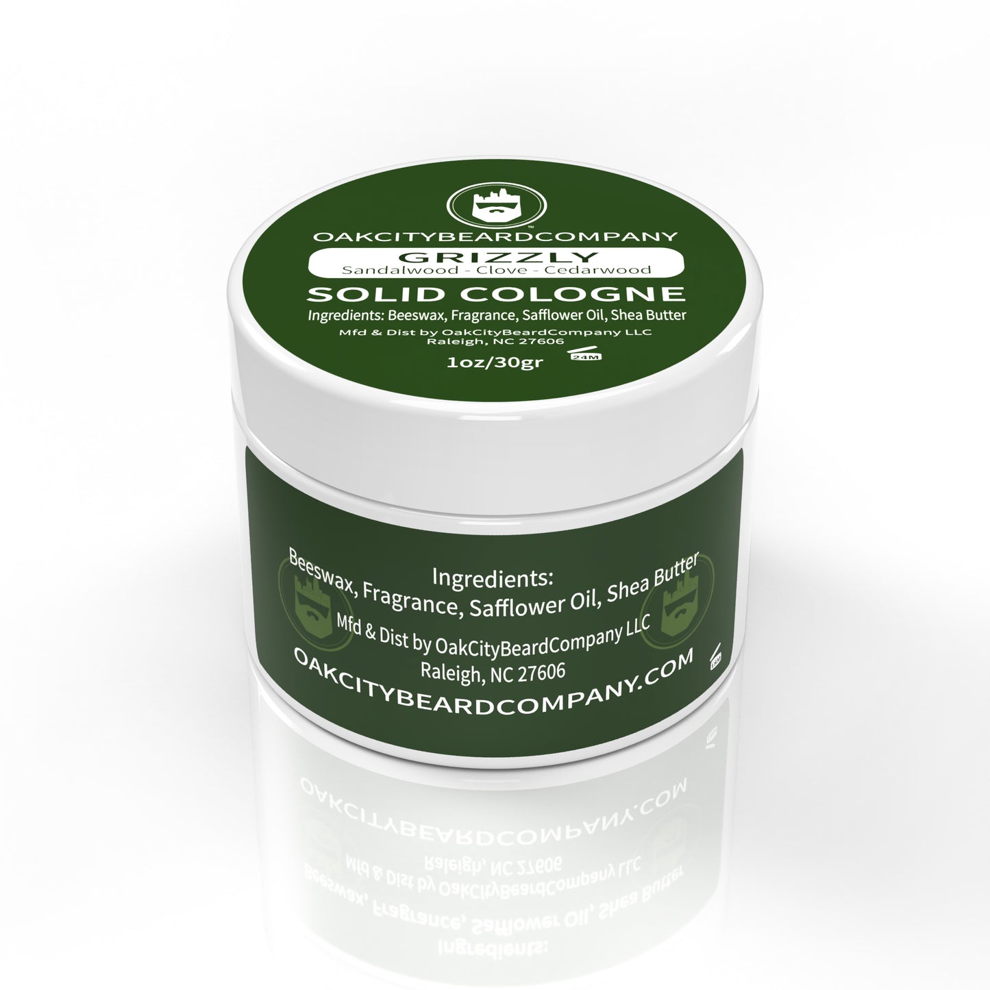 Grizzly (Solid Cologne) by Oak City Beard Company