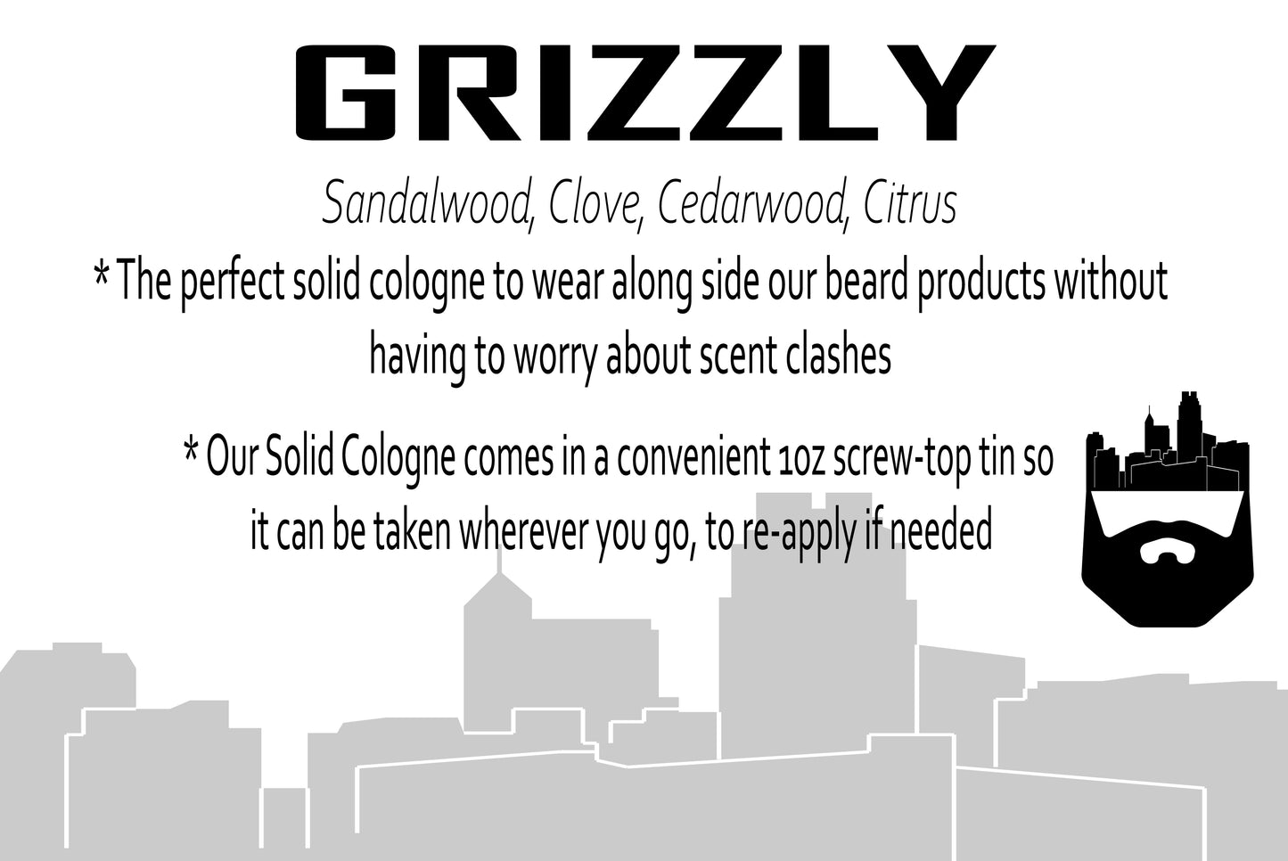 Grizzly (Solid Cologne) by Oak City Beard Company