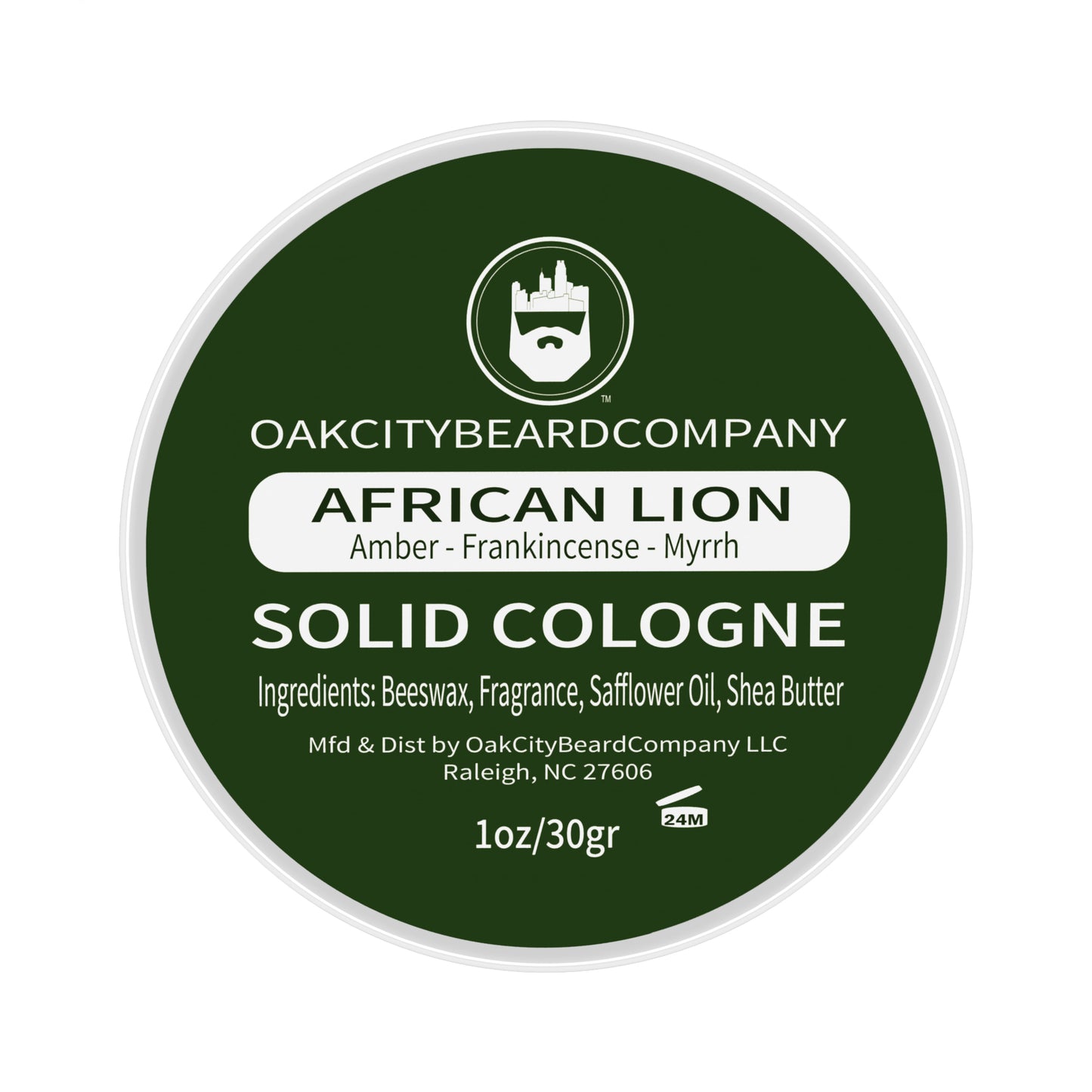 African Lion (Solid Cologne) by Oak City Beard Company