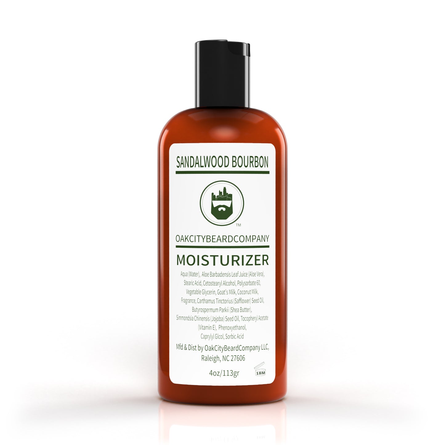 Sandalwood Bourbon (Goat's Milk Body Moisturizer) by Oak City Beard Company