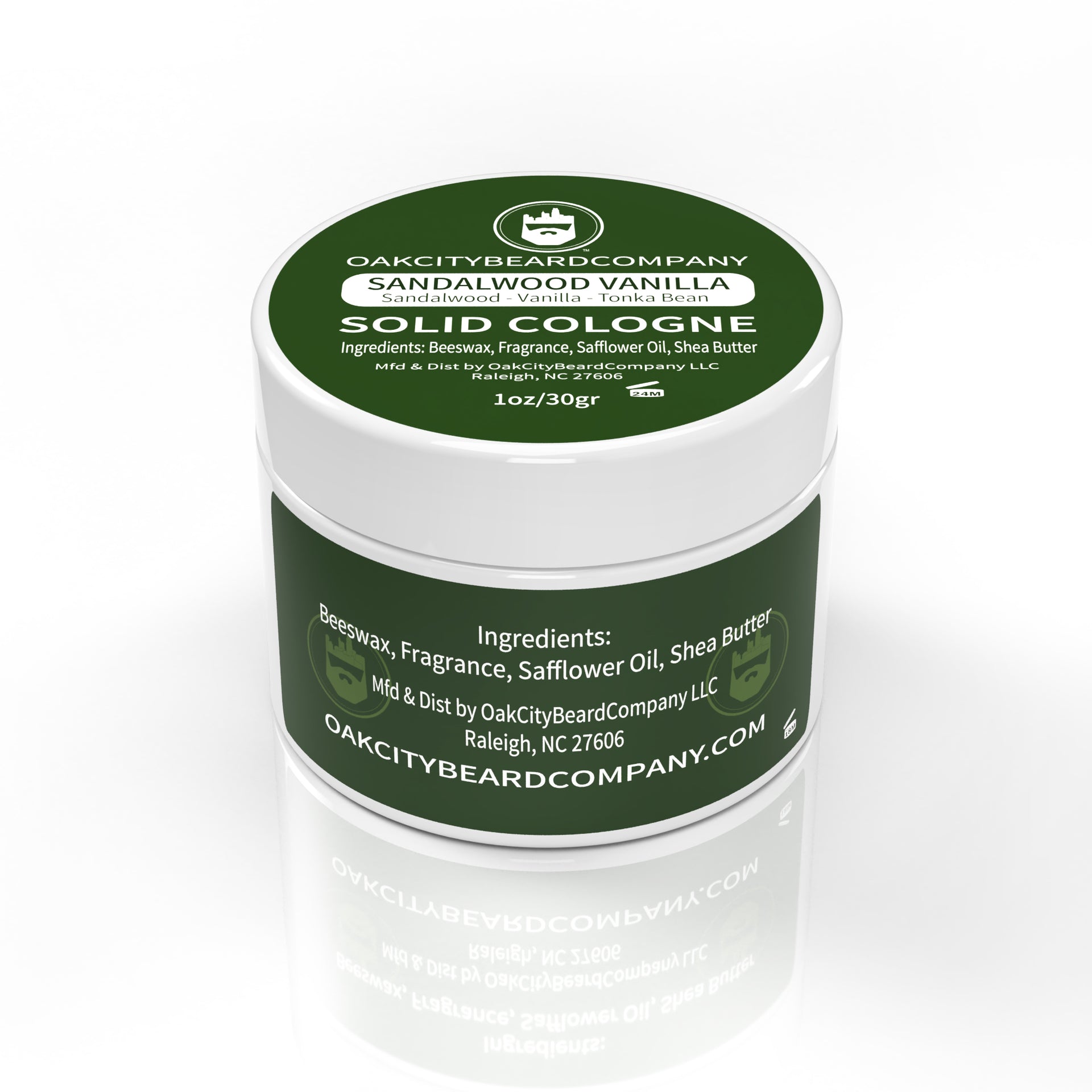 tobacco vanilla solid cologne Sandalwood Vanilla (Solid Cologne) by Oak City Beard Company