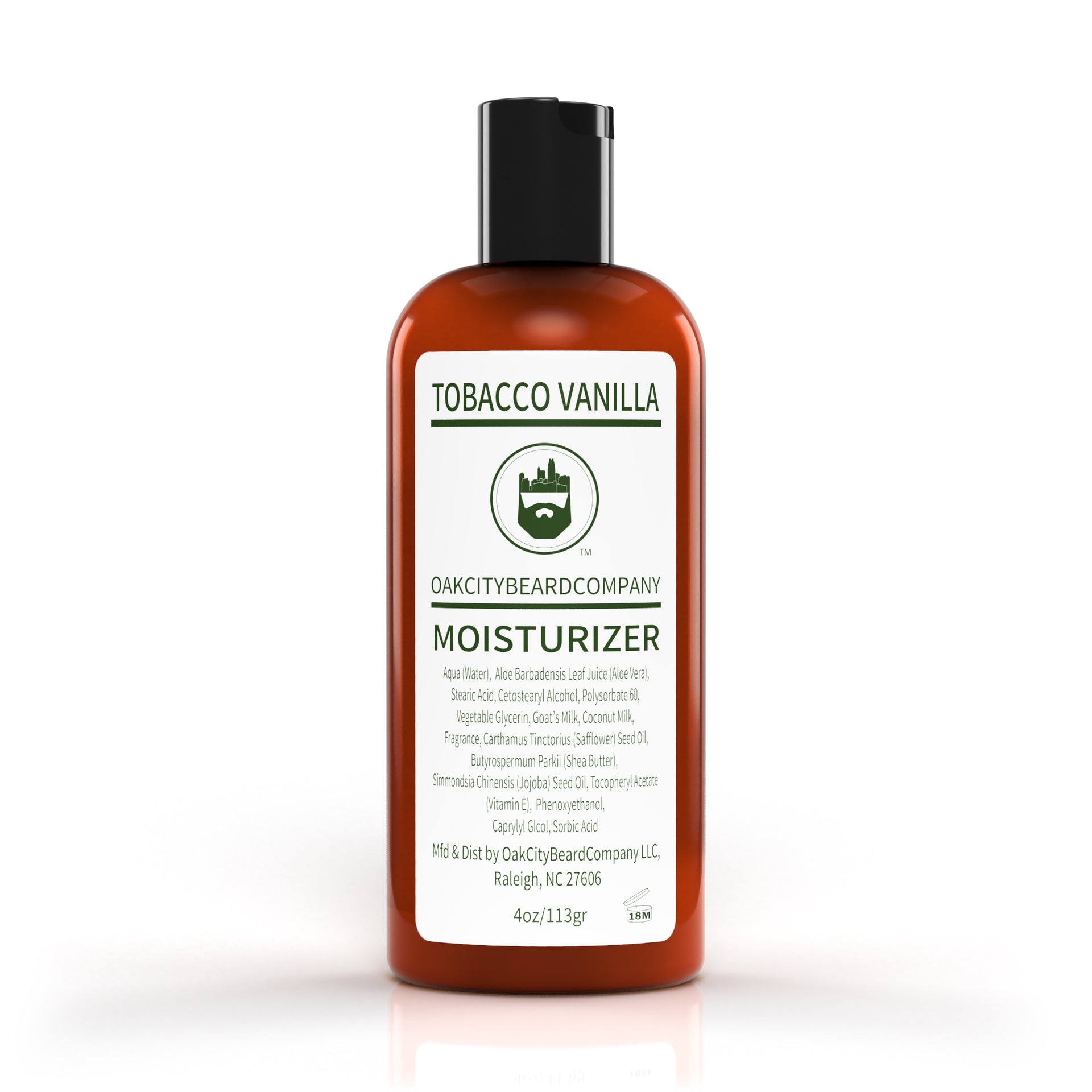 tobacco moisturizer Tobacco Vanilla (Goat's Milk Body Moisturizer) by Oak City Beard Company
