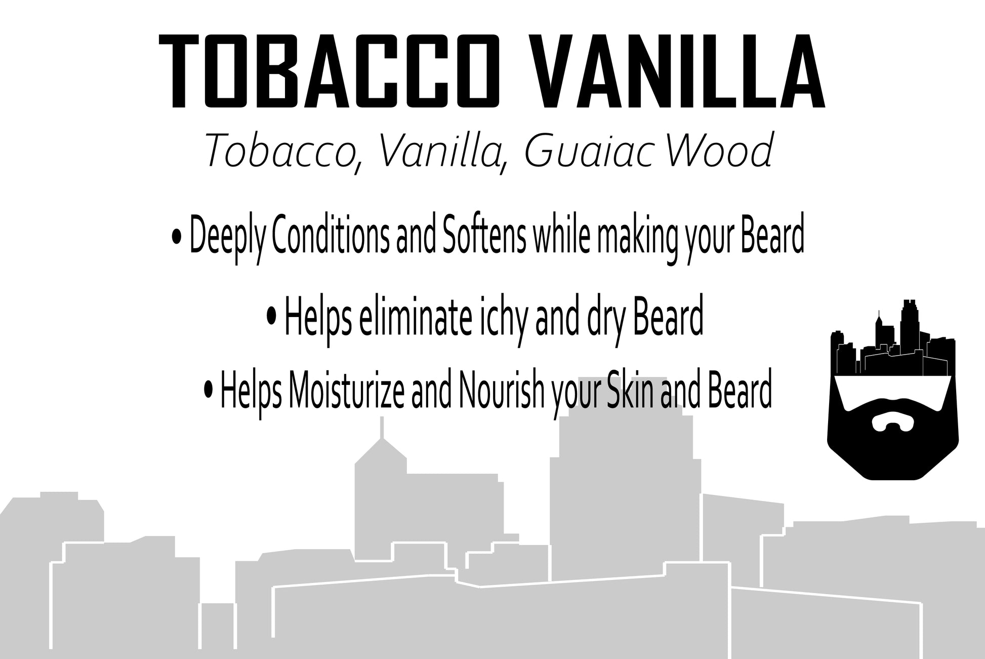 Beard & Tackle Oil- Tobacco Patchouli + Vanilla